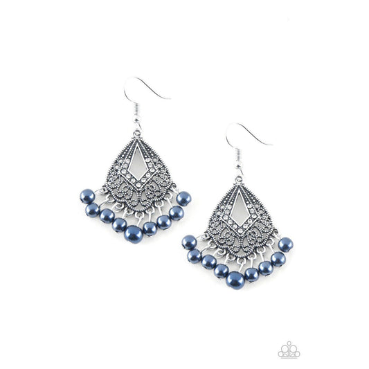 Gracefully Gatsby - Blue Earrings 765