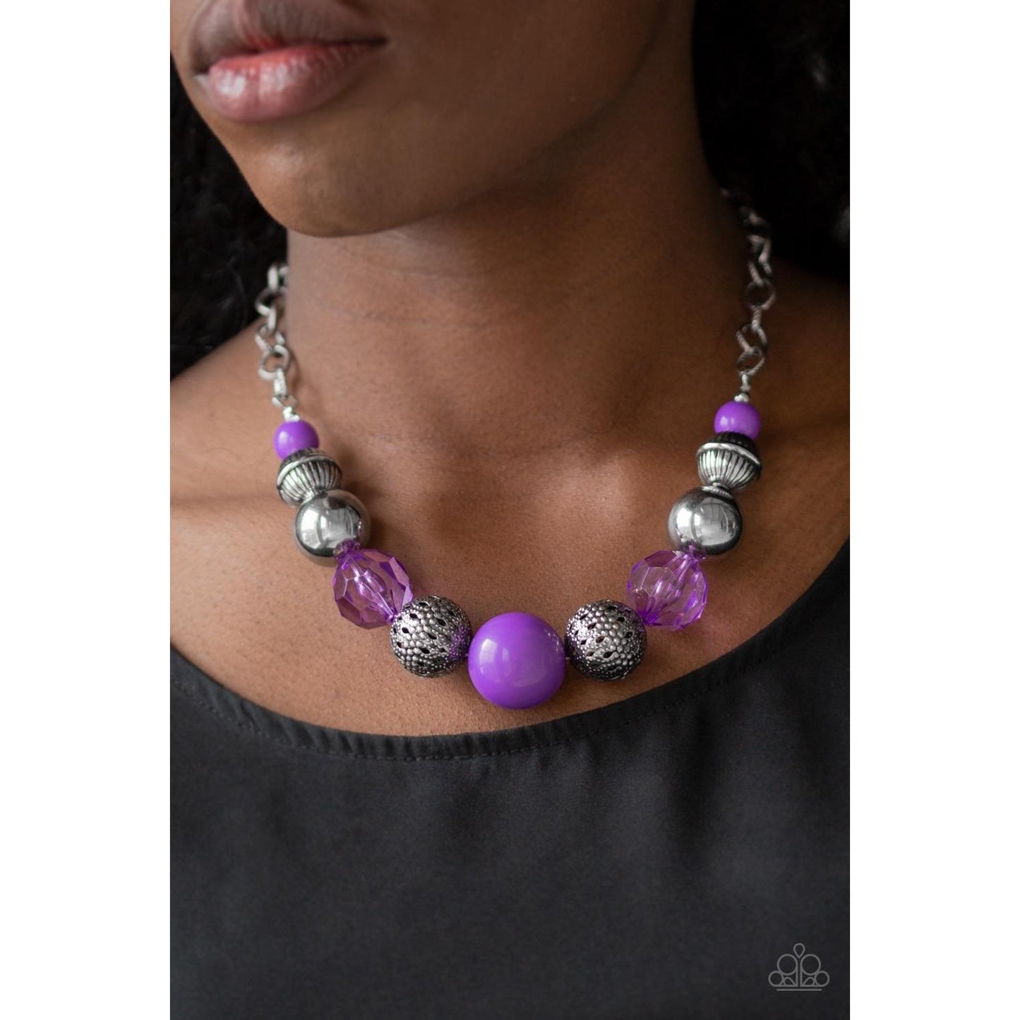 Sugar, Sugar - Purple Necklace Earrings 2045