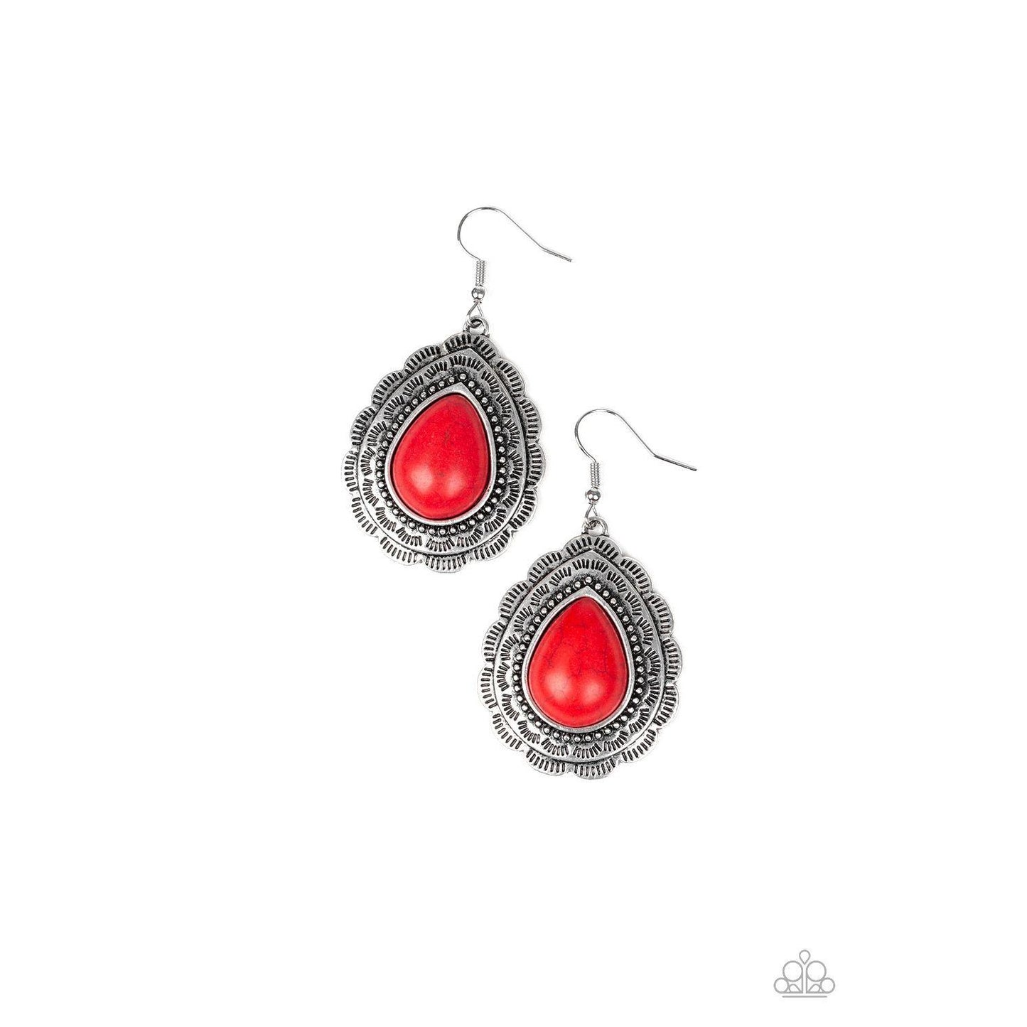 Mountain Mover – Red Earrings
