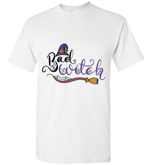 Bad Witch Halloween Tee Shirt Top T-Shirt