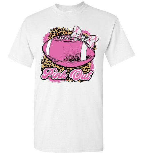 Pink Out Breast Cancer Awareness Tee Shirt Top T-Shirt