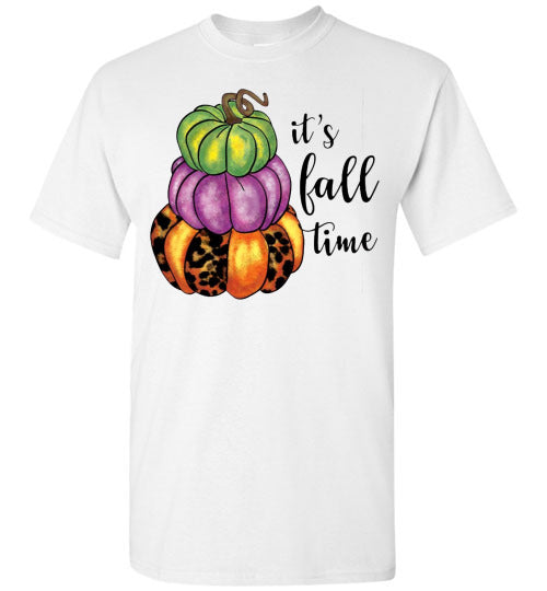 It's Fall Time Tee Shirt Pumpkin Top T-Shirt
