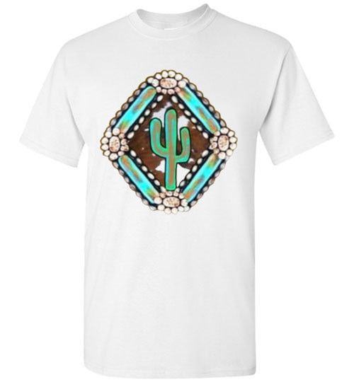 Southwestern Cactus Tee Shirt Graphic Top T-shirt