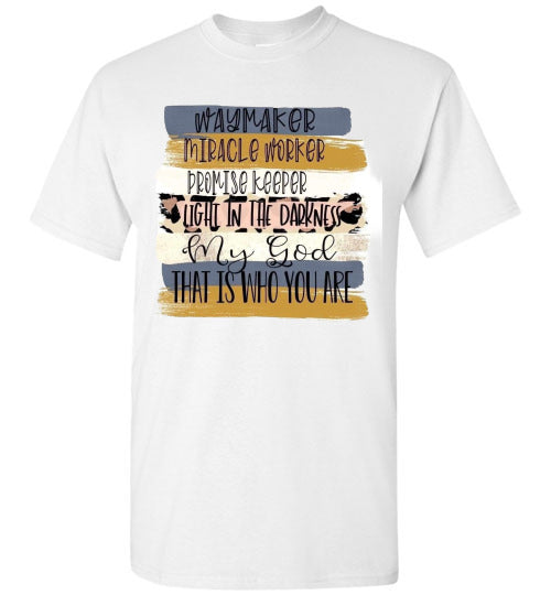 Way Maker Miracle Worker Christian Tee Shirt Top
