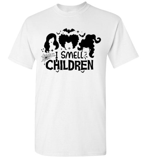 I Smell Children Halloween Witch Graphic Tee Shirt Top