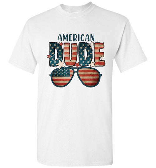 American Dude Patriotic American Tee Shirt Top 32895
