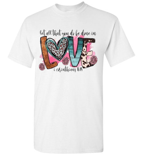 Love Christian Faith Tee Shirt Top T-Shirt