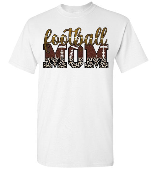 Football Mom Sports Football Graphic Tee Shirt Top