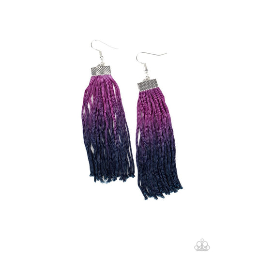Dual Immersion - Purple Earrings 1536