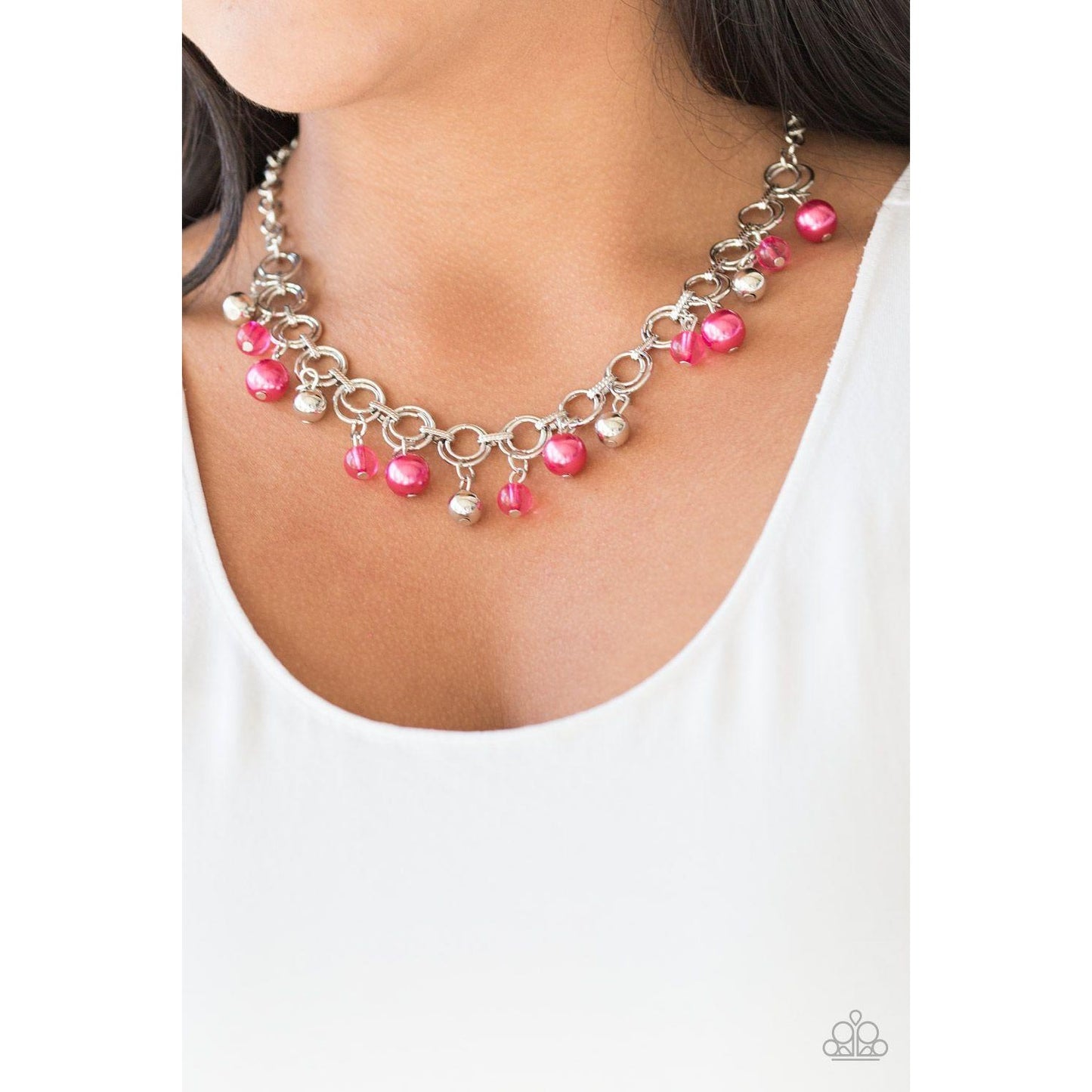Fiercely Fancy – Pink Necklace
