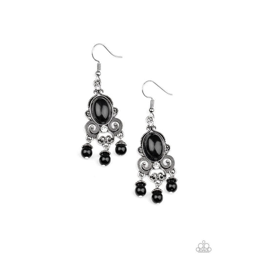 I Better Get GLOWING - Black Earrings 773