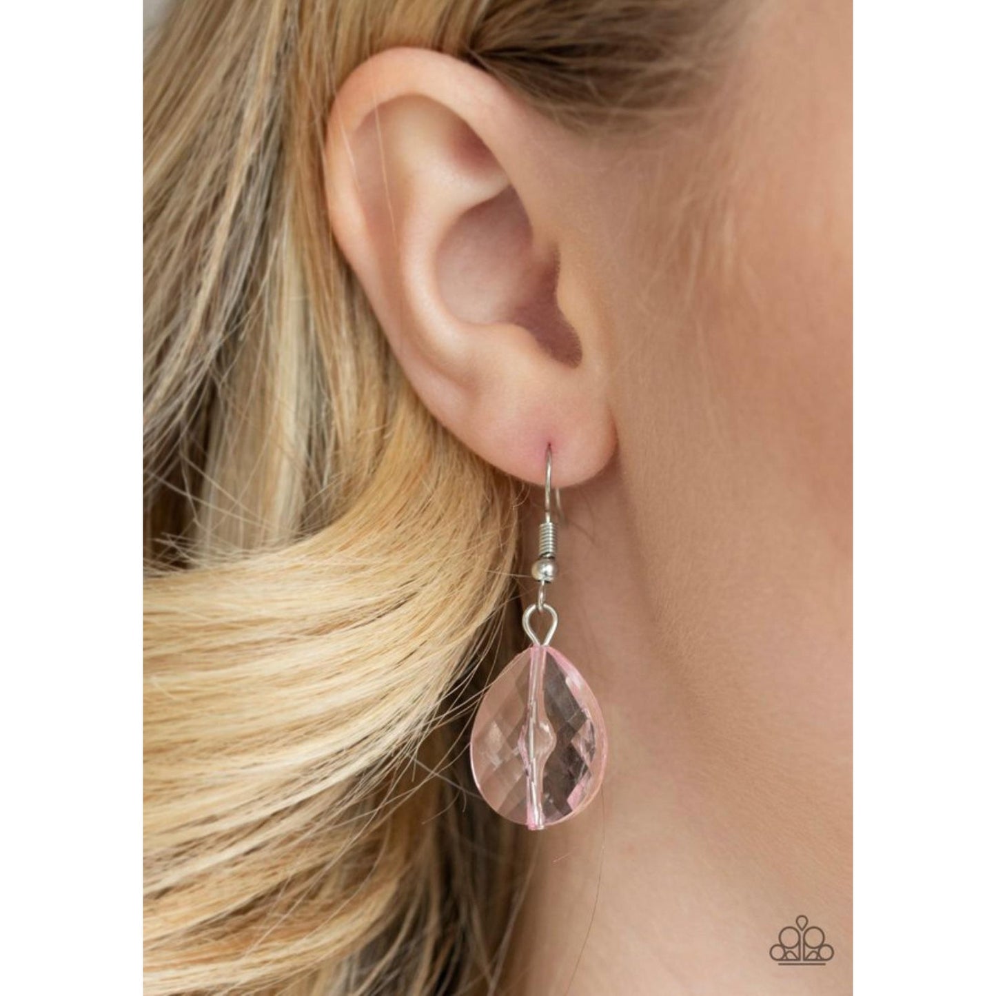 No Tears Left To Cry - Pink Necklace 1548