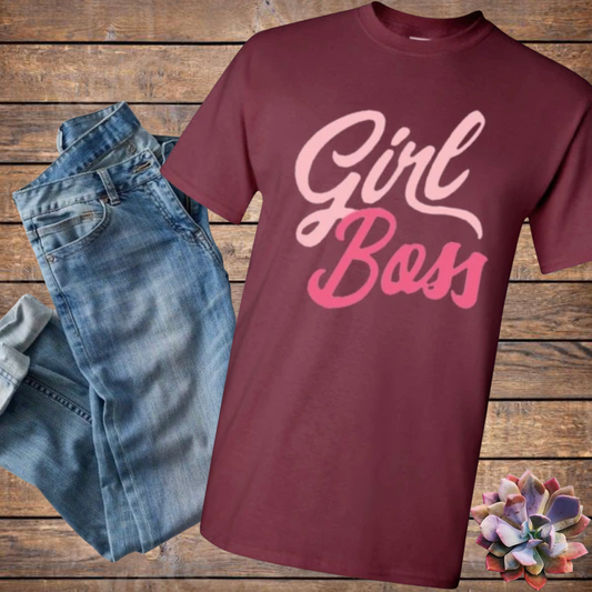 Girl Boss Tee Shit Top T-Shirt