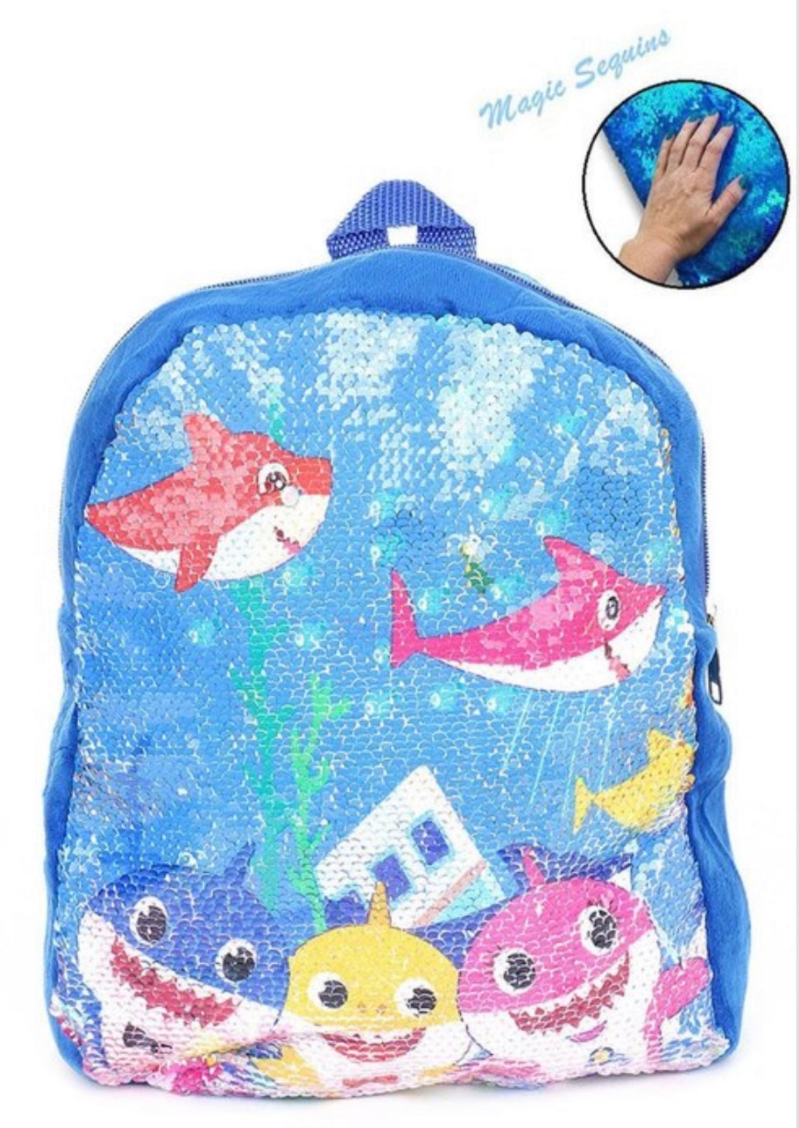 Baby Shark Sequin Changing Backpack