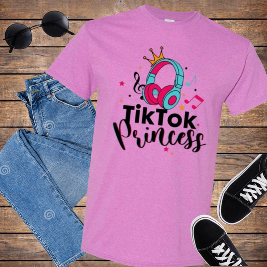 Tik Tok Princess Tee Shirt Top T-Shirt