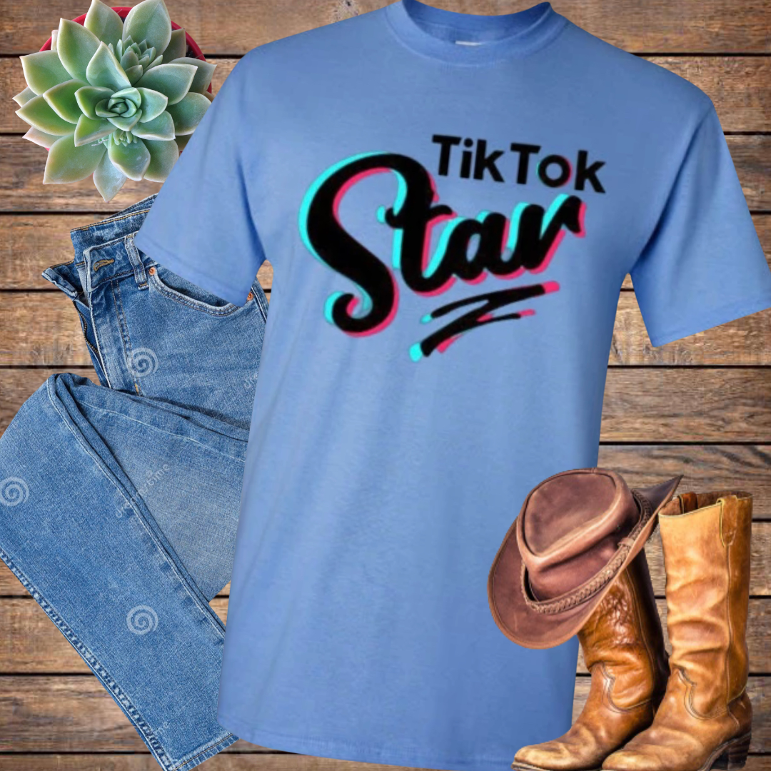 Tik Tok Star Tee Shirt Top