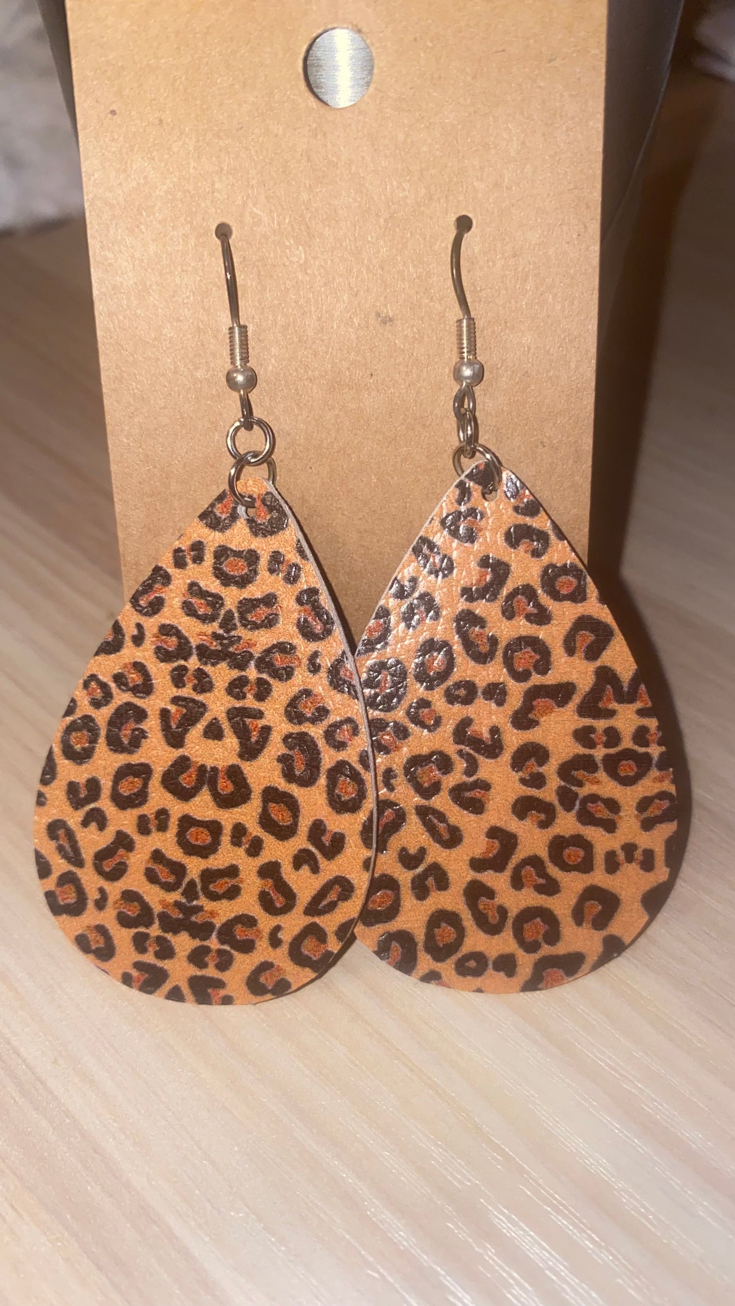 Leopard Animal Print Earrings