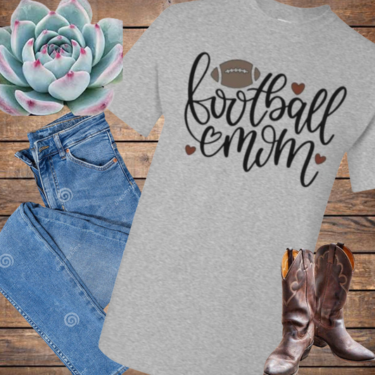 Football Mom Tee Shirt Top