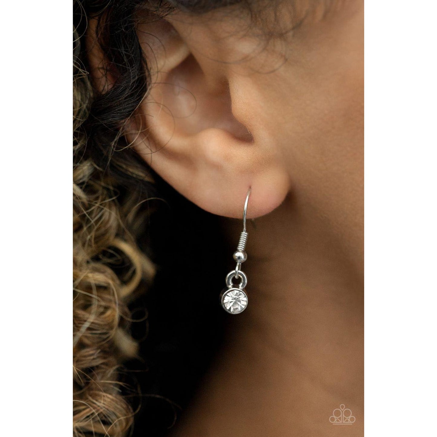 HEIRESS of Them All - White Necklace Earring Set 2040