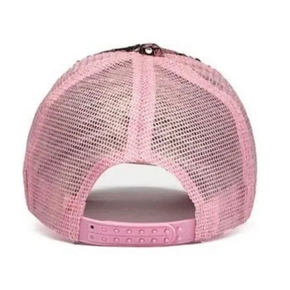 Pink Sequin Bling Sparkle Hat Cap