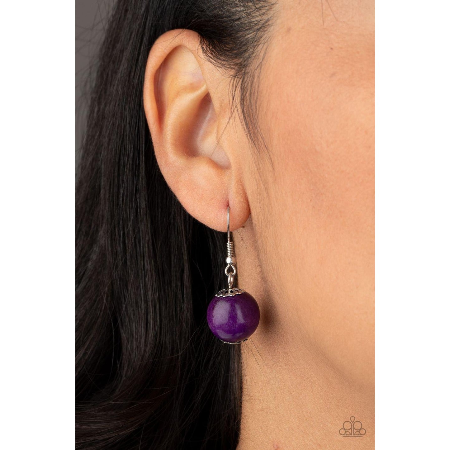 Cozumel Coast - Purple Necklace 047