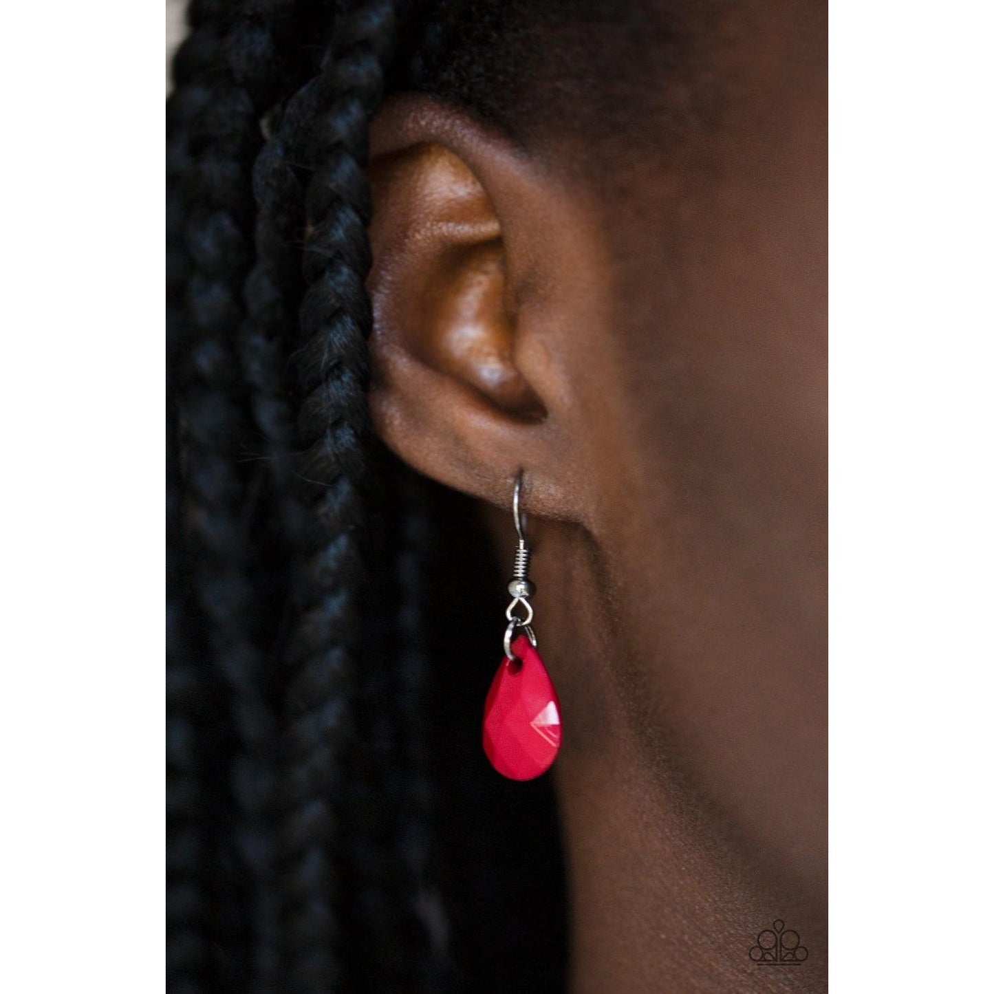 Hurricane Season – Red necklace 1347