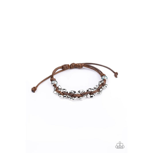 Ride The Rails - Brown Urban Bracelet