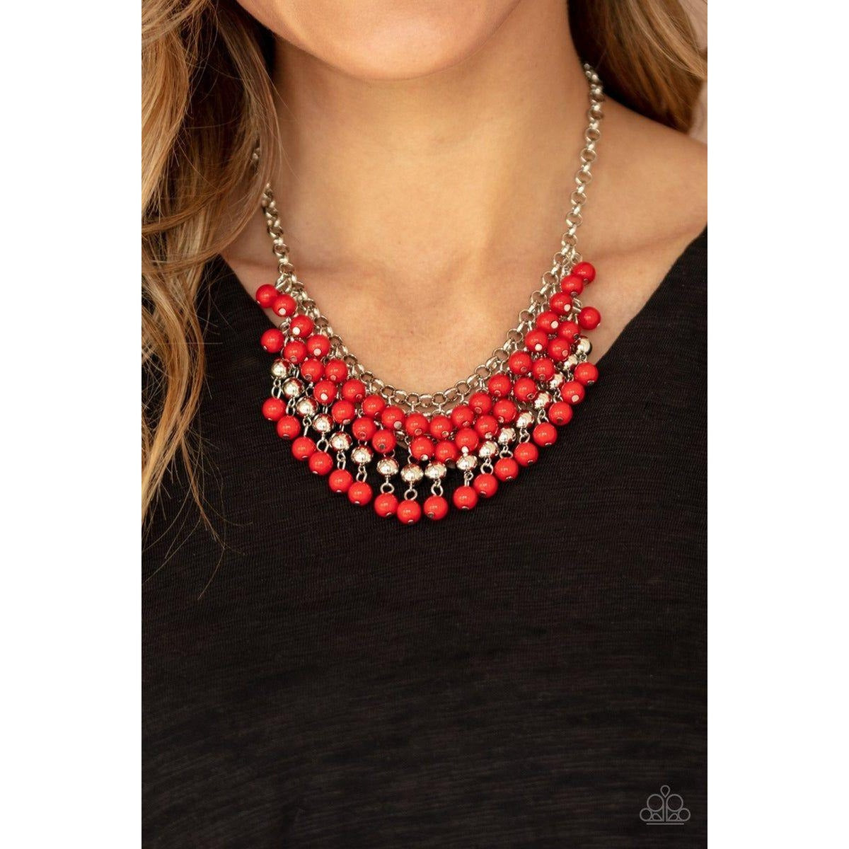 Jubilant Jingle – Red Necklace 1372