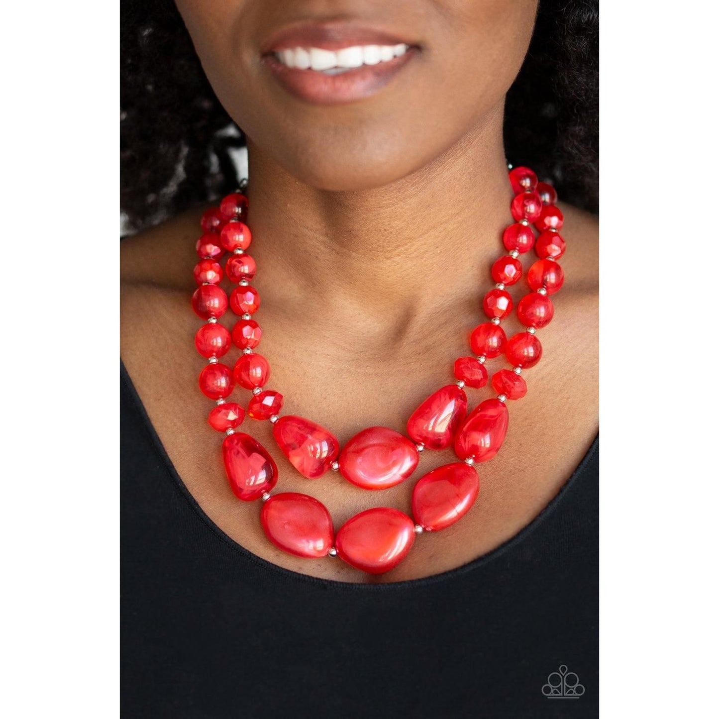 Beach Glam – Red Necklace 1324