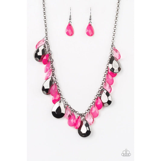 Hurricane Season – Pink Necklace