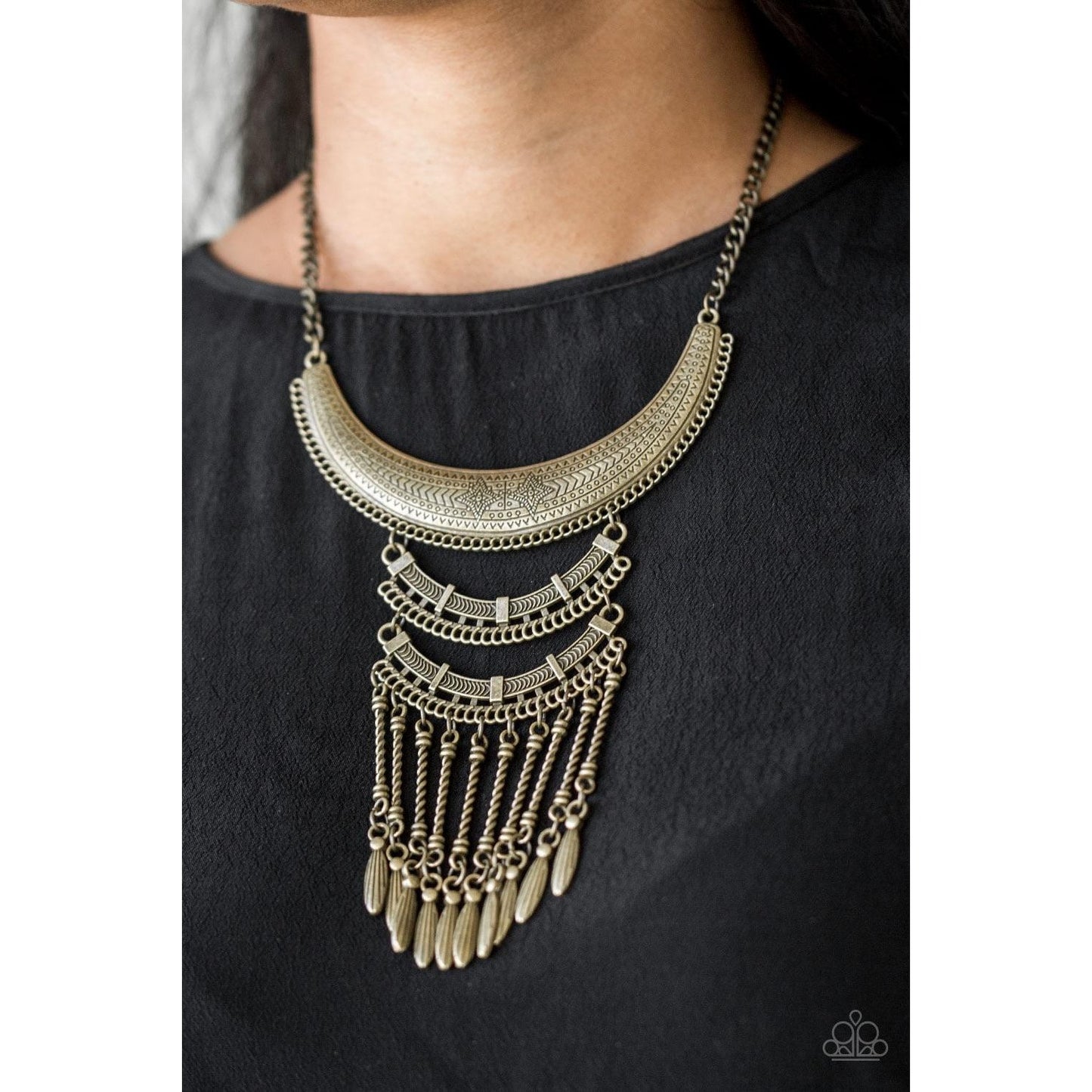 Eastern Empress – Brass Necklace